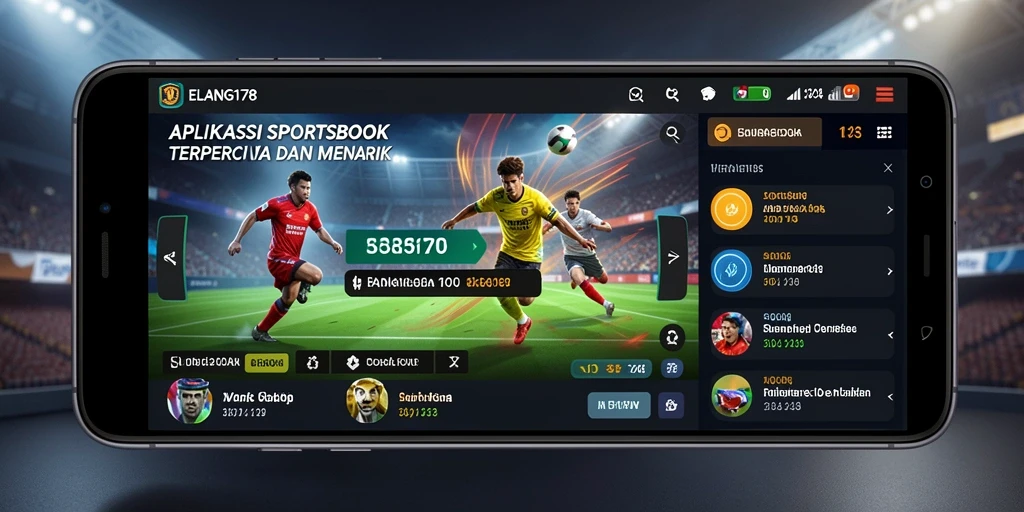Tampilan gameplay ELANG178 dengan berbagai opsi taruhan olahraga.