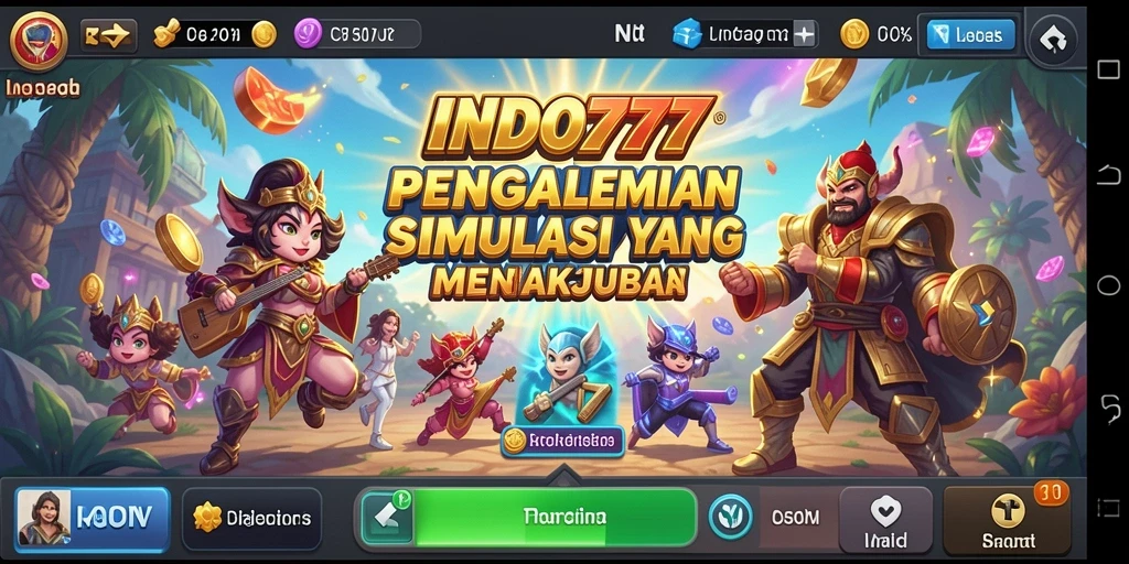 Tangkapan layar gameplay INDO777 menampilkan pengalaman simulasi yang mendalam.