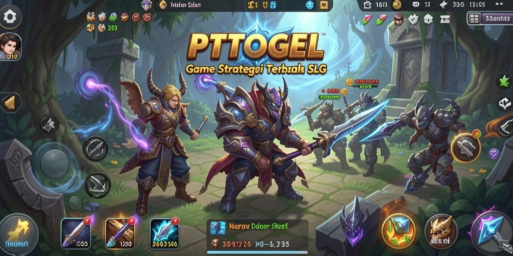 Screenshot gameplay PTTOGEL yang menunjukkan strategi pemain dalam pertempuran.