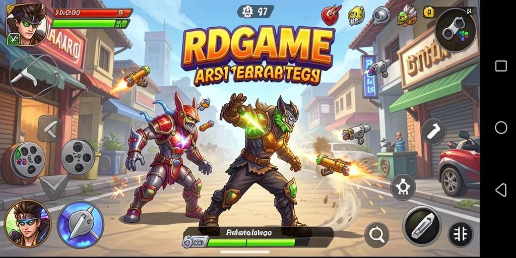 Tampilan gameplay seru dari RPGAME yang menantang.
