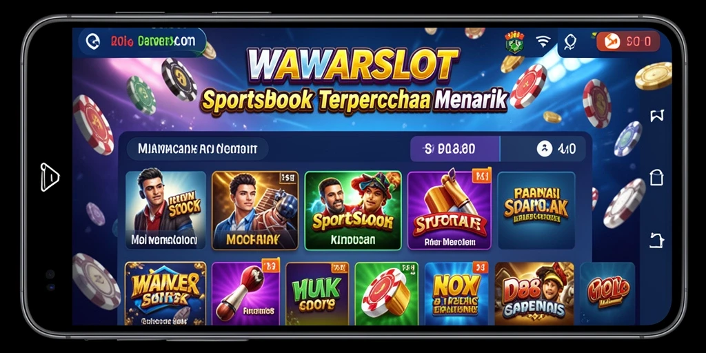 Tampilan gameplay WAWARSLOT yang menarik dan dinamis dalam taruhan olahraga.
